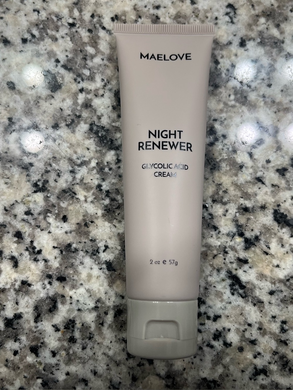 MAELOVE Night Renewer Night Cream with 2-in-1 Glycolic Acid Treatment, Unscented